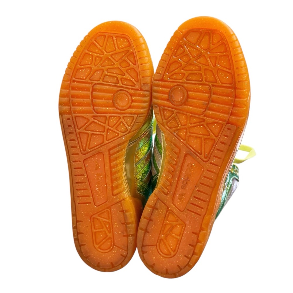 Adidas Jeremy Scott Iridescent Foil Sneakers | 7.5 MENS/ 8.5 WOMENS - UNISEX - Picture 7 of 12